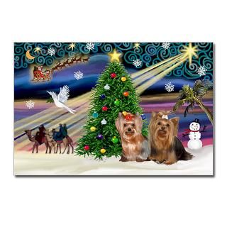 XmasMagic/Yorkies #6&7 Postcards (Package of 8) for $9.50