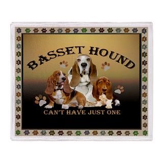 Basset Hound Cant Have Just Stadium Blanket for $74.50