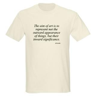Aristotle quote 72 Ash Grey T Shirt by greatgiftidea