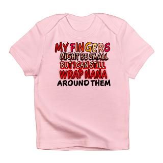 Baby Gifts  Baby T shirts  FINGERS WRAP NANA Infant T Shirt