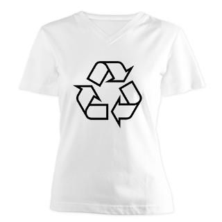 black recycle women s v neck t shirt $ 17 77