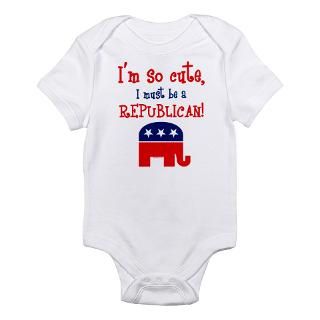So Cute Republican Body Suit by pinkinkart