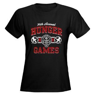 74th Annual Hunger Games Dist Womens Dark T Shirt