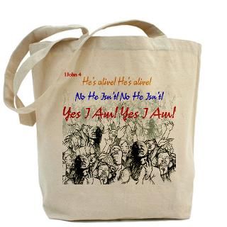 john 4 ab he s alive tote bag $ 13 76