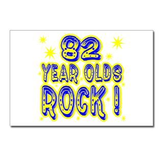 82 Year Olds Rock Postcards (Package of 8) for $9.50