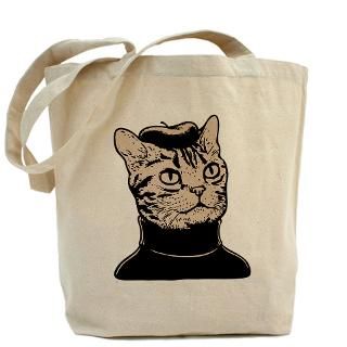 Sophisti Cat Tote Bag for $18.00