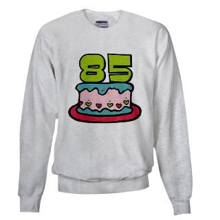 85 Year Old Birthday Cake Hooded Sweatshirt