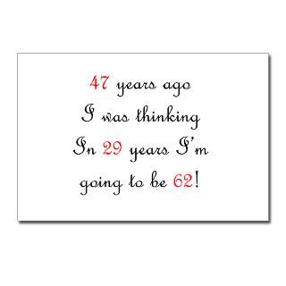 80 Gifts  80 Postcards  80th birthday math Postcards (Package of