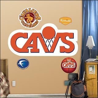 cleveland cavaliers classic logo fathead wall graphic $ 89 99