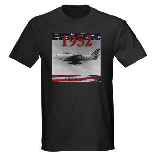 Aircraft T shirts  F 86 Patriotic Dark T Shirt