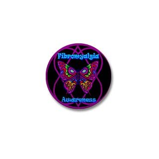 Fibro Gifts  Fibro Buttons  Mod Butterfly Hope a gram Mini Button