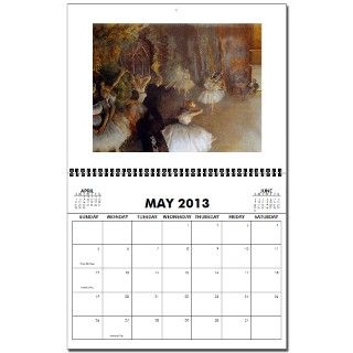 Degas 2013 Wall Calendar by degasthestar