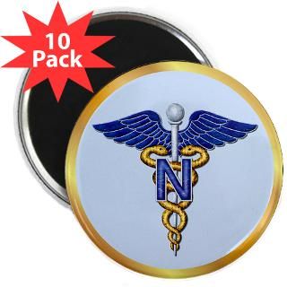 nursing caduceus 2 25 magnet 10 pack $ 20 94