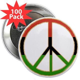 African Peace Symbol 2.25 Button (100 pack)