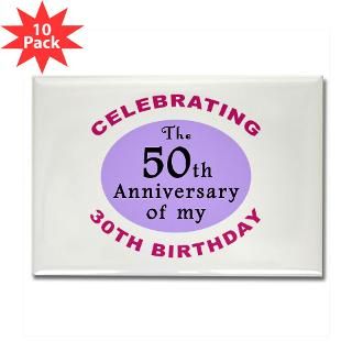 Funny 80th Birthday Gag Rectangle Magnet (10 pack)