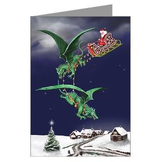 Christmas Gifts  Christmas Greeting Cards  Santas Dragon Sleigh