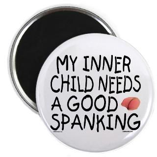 Inner Child Spanking Rectangle Sticker