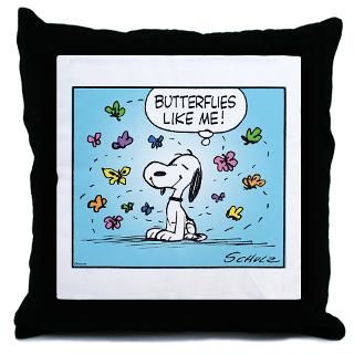butterfly beagle throw pillow $ 20 99