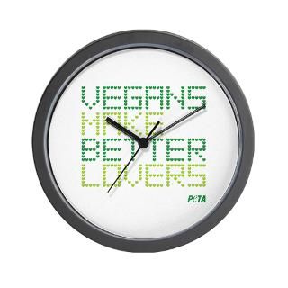 vegan make better lovers wall clock $ 14 99