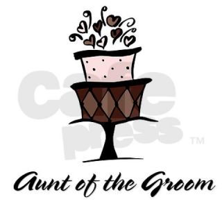 Aunt of the Groom Pink Cake Mini Button (100 pack) by bestweddingtees