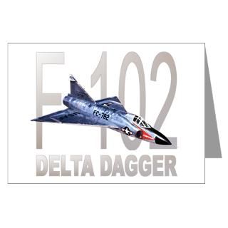 102 Delta Dagger Greeting Cards (Pk of 10)