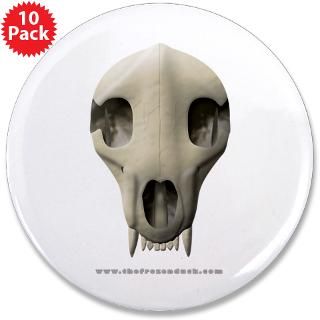 Bear Skull 3.5 Button (10 pack)