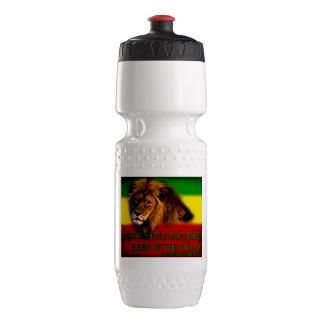 Africa Gifts  Africa Water Bottles  Rastafarian Lion Trek Water