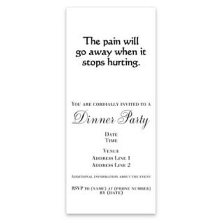 Funny Pain Invitations by Admin_CP7859459  507328281