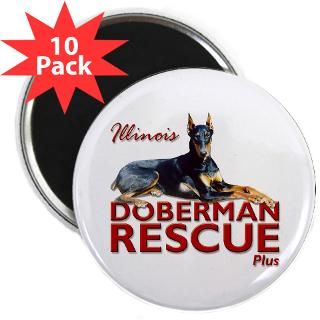 Illinois Doberman Rescue Plus 2.25 Magnet (1