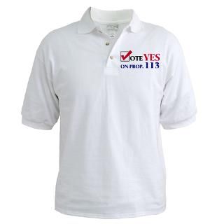 Vote YES on Prop 113 Golf Shirt by electiongoods