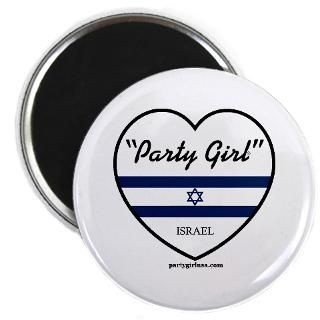 Party Girl Israel 2.25 Magnet (10 pack)