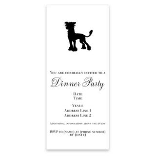 Chinese Crested Silhouette Invitations by Admin_CP8774  512202596