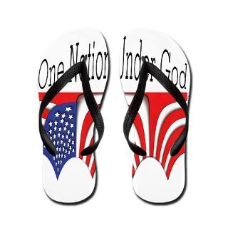 4Th Of July Gifts  4Th Of July Bathroom  One Nation Flip Flops