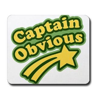 Captain Obvious Mousepad