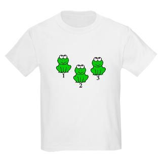 123s Frog Kids T Shirt T Shirt by thatsmybaby