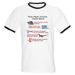 Rock Paper Scissors Lizard Spock T Shirt by fanheaven