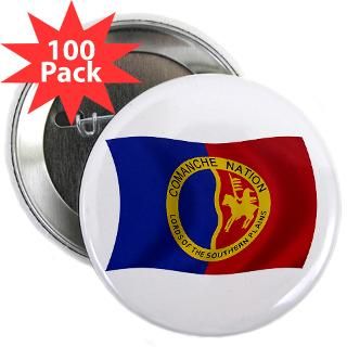Comanche Nation Flag 2.25 Button (100 pack)