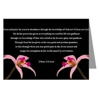 Bible Gifts  Bible Greeting Cards  2 Peter 12 4 Greeting Cards