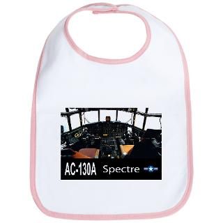 Gifts  AC 130A SPECTRE Baby Bibs  C 130 SPECTRE GUNSHIP Bib