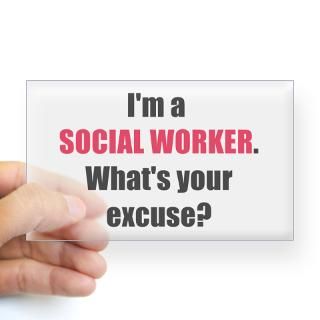 Funny Social Work Stickers  Car Bumper Stickers, Decals
