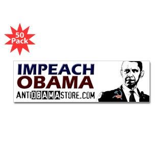 impeach obama bumper sticker 50 pk $ 135 99