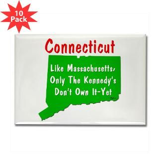 State Motto Connecticut Rectangle Magnet (10 pack)