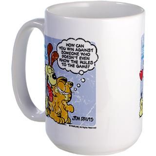 Rules of the Game Garfield and Odie Large Mug