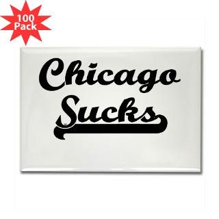 chicago sucks rectangle magnet 100 pack $ 147 99