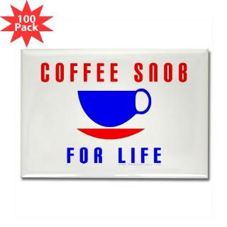coffee snob rectangle magnet 100 pack $ 151 99