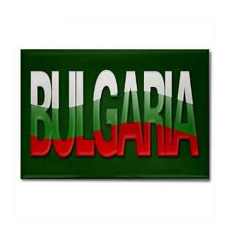 Bulgaria Bubble Letters Rectangle Magnet