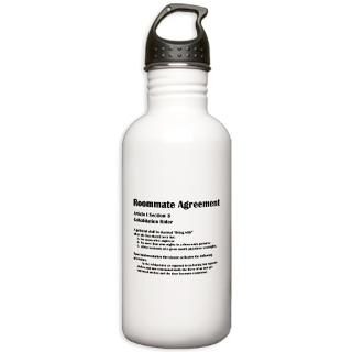 Roommate Agreement Stainless Water Bottle 1.0L