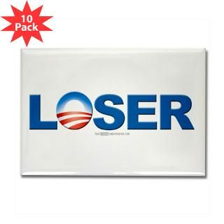 LOSER (Obama) Rectangle Magnet (10 pack)