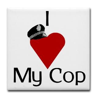 Love My Cop Drink Coasters  Buy I Love My Cop Beverage Coasters