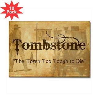 Tombstone Arizona Souvenir Rectangle Magnet (10 pa